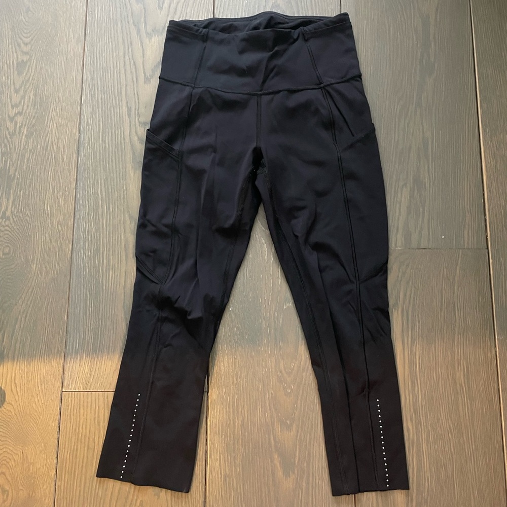 Lululemon Black Fast and Free Leggings